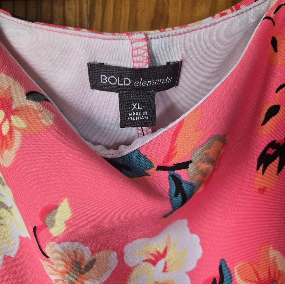 Floral Pink Ruffle Top - Picture 2 of 6